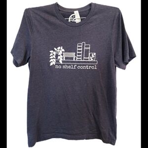 Bella Canvas Heather Navy Book Lover Tee